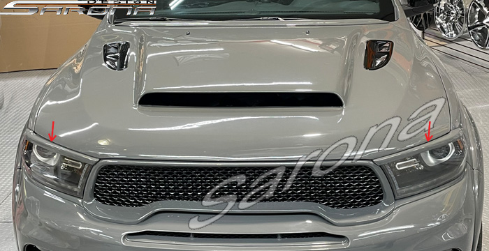 Custom Dodge Durango  SUV/SAV/Crossover Eyelids (2011 - 2020) - $98.00 (Part #DG-004-EL)